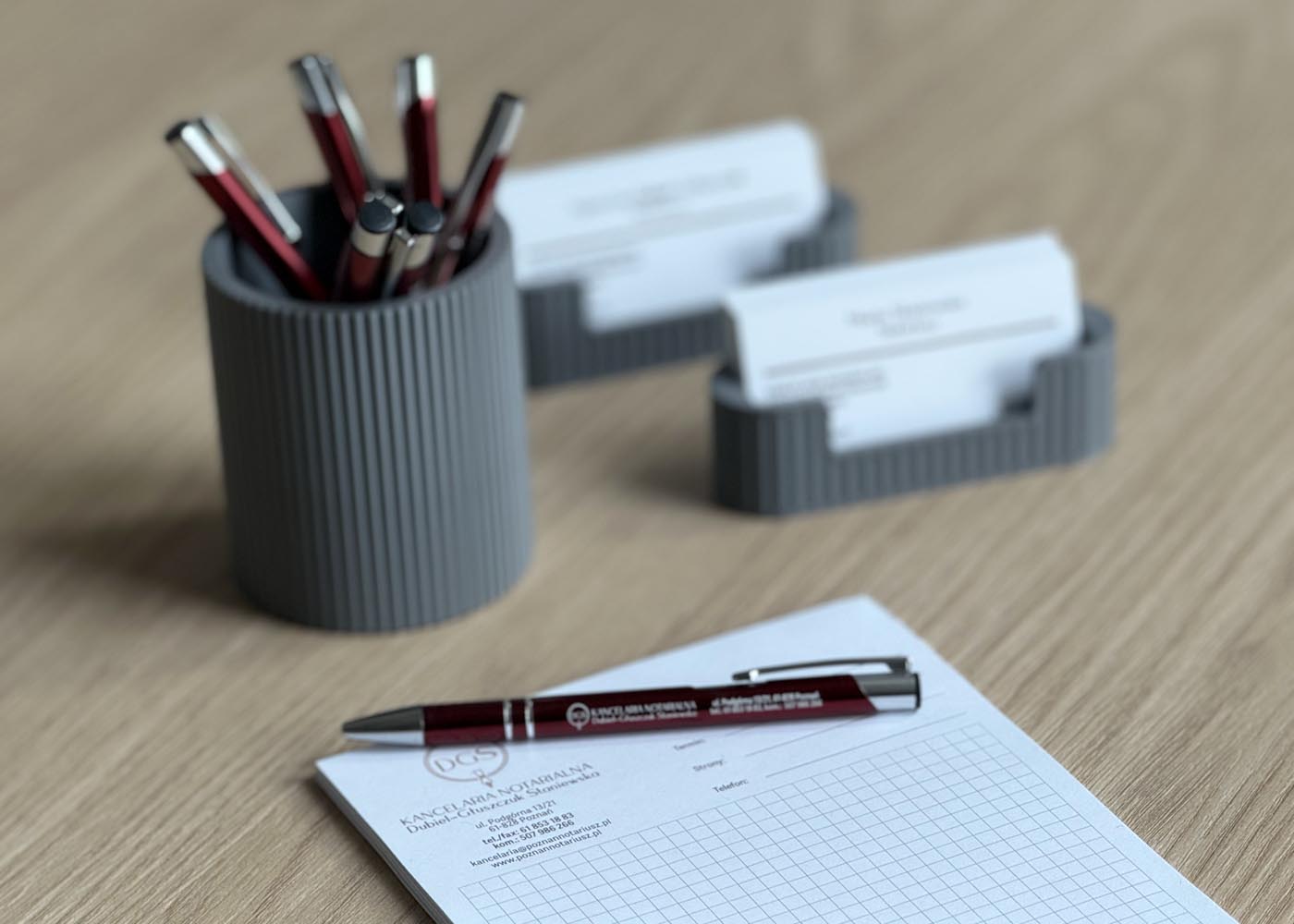 Wnętrze kancelarii notarialnej w Poznaniu